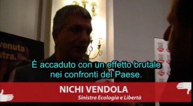 Nichi Vendola su Monti