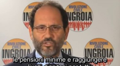 Antonio Ingroia Elezioni