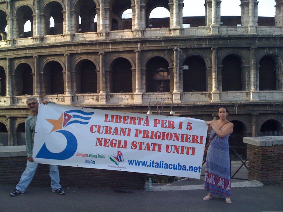 Roma: Liberate i 5 cubani detenuti negli USA!