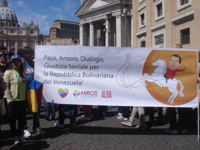 Solidarietà alla Rivoluzione Bolivariana a San Pietro