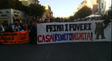 Corteo per la Casa a Roma