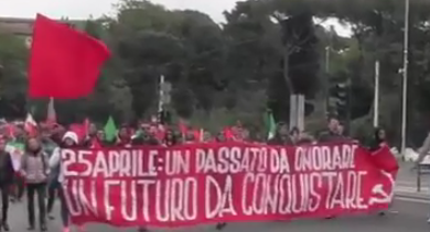 Corteo dal Colosseo a Porta San Paolo