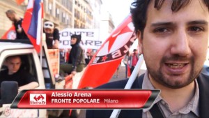 Alessio Arena Fronte Popolare