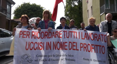 Manifestazione Amianto