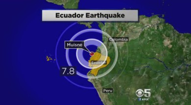 Terremoto in Ecuador