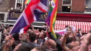 Bandiera della Gran Bretagna e Gay