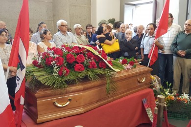 I funerali di Maurizio Musolino