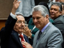 Miguel Diaz Canel e Raul Castro 2